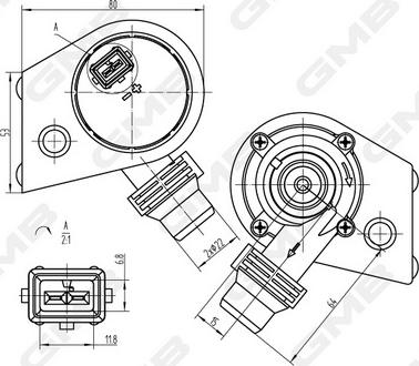 GMB GEW-BM014 - Дополнительный водяной насос autospares.lv