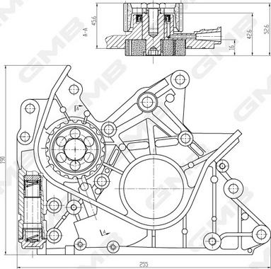 GMB GOAS-161A - Масляный насос autospares.lv