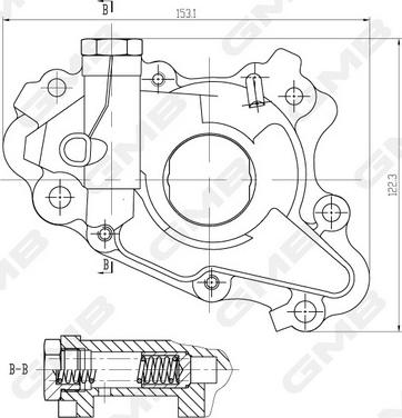 GMB GOAS-130A - Масляный насос autospares.lv