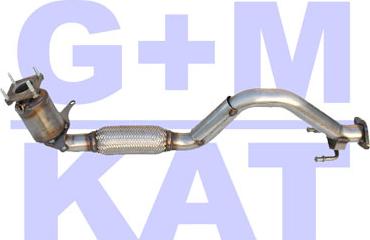 G+M KAT 80 0504 - Предварительный катализатор autospares.lv