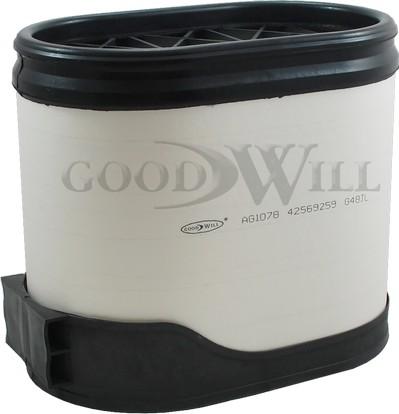 GoodWill AG 1078 - Воздушный фильтр, двигатель autospares.lv