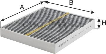GoodWill AG 386 CFC - Фильтр воздуха в салоне autospares.lv