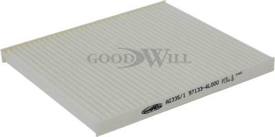 GoodWill AG 335/1 CF - Фильтр воздуха в салоне autospares.lv