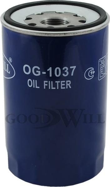 GoodWill OG 1037 - Масляный фильтр autospares.lv