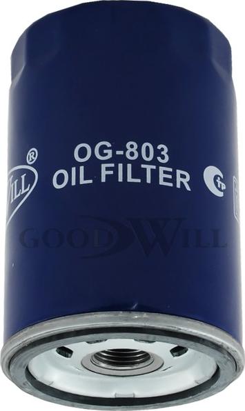 GoodWill OG 803 - Масляный фильтр autospares.lv
