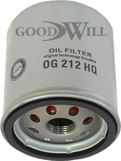 GoodWill OG 212 HQ - Масляный фильтр autospares.lv