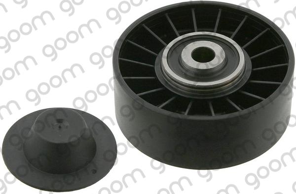 GOOM PU-0001 - Ролик, поликлиновый ремень autospares.lv