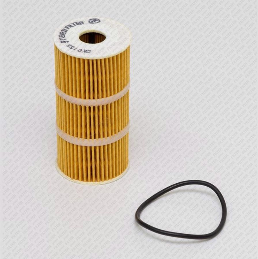 Green Filter OK0156 - Масляный фильтр autospares.lv