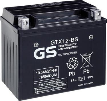 GS GS-GTX12-BS - Стартерная аккумуляторная батарея, АКБ autospares.lv