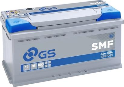 GS SMF019 - Стартерная аккумуляторная батарея, АКБ autospares.lv