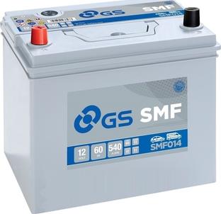 GS SMF014 - Стартерная аккумуляторная батарея, АКБ autospares.lv