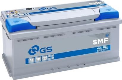 GS SMF017 - Стартерная аккумуляторная батарея, АКБ autospares.lv