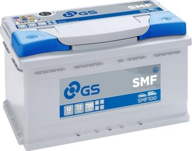 GS SMF100 - Стартерная аккумуляторная батарея, АКБ autospares.lv