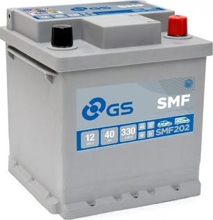 GS SMF202 - Стартерная аккумуляторная батарея, АКБ autospares.lv