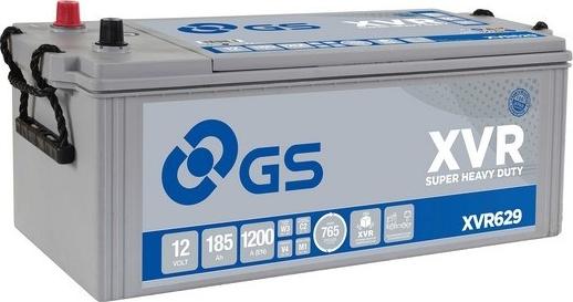 GS XVR629 - Стартерная аккумуляторная батарея, АКБ autospares.lv