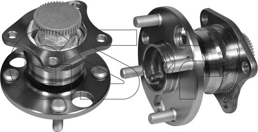 GSP 9400092 - Подшипник ступицы колеса, комплект autospares.lv