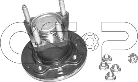 GSP 9400058K - Ступица колеса, поворотный кулак autospares.lv