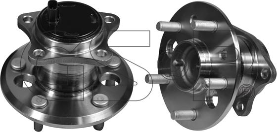 GSP 9400060 - Ступица колеса, поворотный кулак autospares.lv