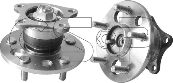 GSP 9400024 - Подшипник ступицы колеса, комплект autospares.lv