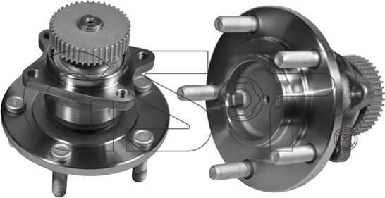 GSP 9400027 - Подшипник ступицы колеса, комплект autospares.lv