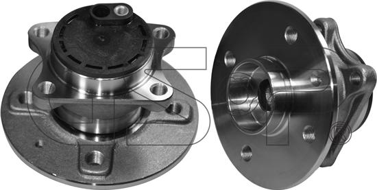 GSP 9400149 - Ступица колеса, поворотный кулак autospares.lv