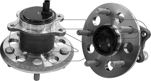 GSP 9400346 - Подшипник ступицы колеса, комплект autospares.lv