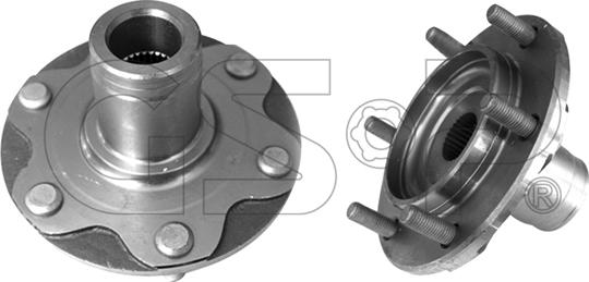 GSP 9430004 - Ступица колеса, поворотный кулак autospares.lv