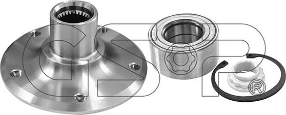 GSP 9430014K - Ступица колеса, поворотный кулак autospares.lv