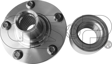 GSP 9429002K - Ступица колеса, поворотный кулак autospares.lv