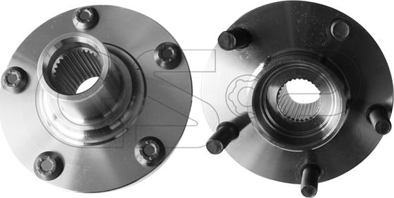 GSP 9429002 - Ступица колеса, поворотный кулак autospares.lv