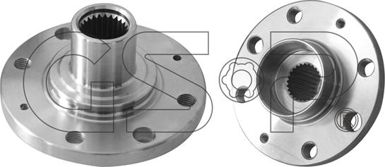 GSP 9425040 - Ступица колеса, поворотный кулак autospares.lv