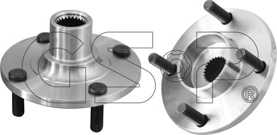 GSP 9425054 - Ступица колеса, поворотный кулак autospares.lv