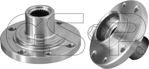 GSP 9425055 - Ступица колеса, поворотный кулак autospares.lv