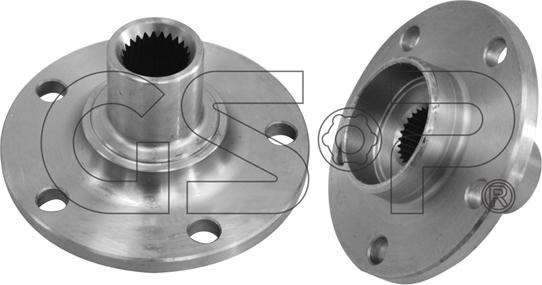 GSP 9425039 - Ступица колеса, поворотный кулак autospares.lv