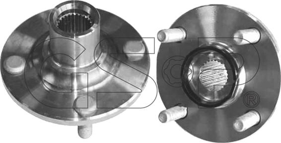 GSP 9426024 - Ступица колеса, поворотный кулак autospares.lv