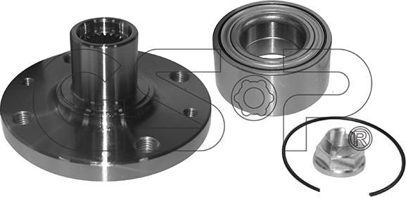 GSP 9421004K - Ступица колеса, поворотный кулак autospares.lv