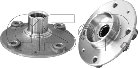 GSP 9421013 - Ступица колеса, поворотный кулак autospares.lv