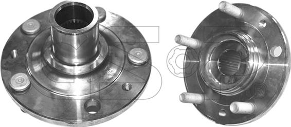 GSP 9428005 - Ступица колеса, поворотный кулак autospares.lv