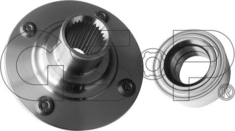 GSP 9427014K - Ступица колеса, поворотный кулак autospares.lv