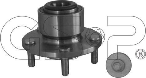 GSP 9336008K - Подшипник ступицы колеса, комплект autospares.lv