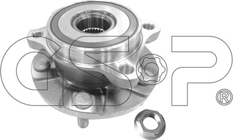 GSP 9330014K - Подшипник ступицы колеса, комплект autospares.lv