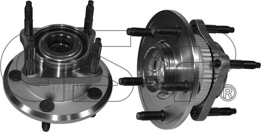 GSP 9329007 - Подшипник ступицы колеса, комплект autospares.lv