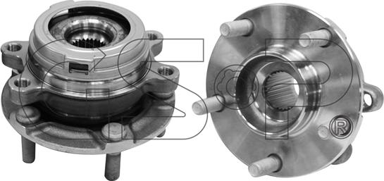 GSP 9329019 - Подшипник ступицы колеса, комплект autospares.lv