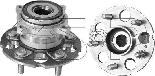 GSP 9326052 - Подшипник ступицы колеса, комплект autospares.lv