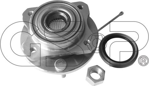 GSP 9326017K - Подшипник ступицы колеса, комплект autospares.lv