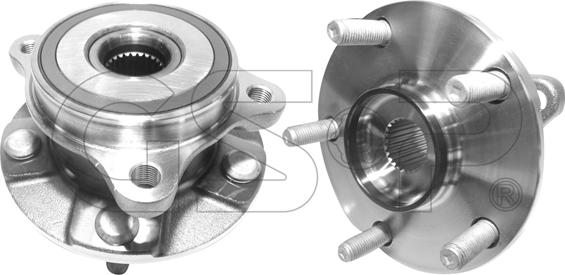 GSP 9326024 - Подшипник ступицы колеса, комплект autospares.lv