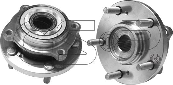 GSP 9327041 - Подшипник ступицы колеса, комплект autospares.lv