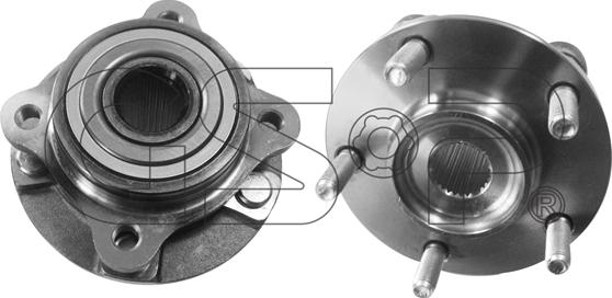 GSP 9327032 - Подшипник ступицы колеса, комплект autospares.lv