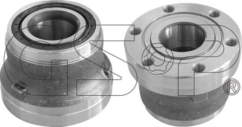 GSP 9245017 - Ступица колеса, поворотный кулак autospares.lv