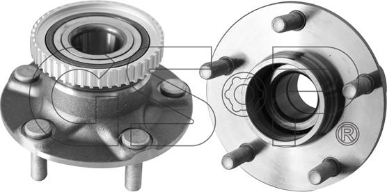 GSP 9234010 - Подшипник ступицы колеса, комплект autospares.lv